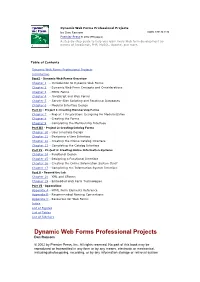 Dynamic Web Forms Professional Projects