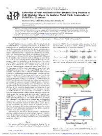 Extraction of Front and Buried Oxide Interface Trap Densities in Fully