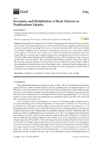 Inventory and Distribution of Rock Glaciers in Northeastern Yakutia