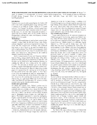 Lunar and Planetary Science XXIX 1918.Pdf