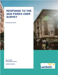 Parks User Survey