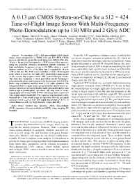 A 0.13 Μm CMOS System-On-Chip For