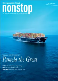 Container Ship Development Pamela the Great