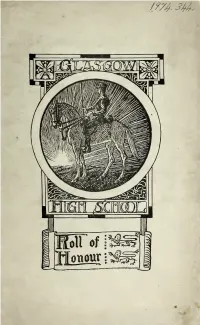 Roll of Honour 1914