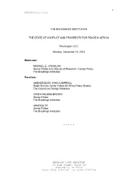 Uncorrected Transcript