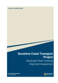 Mooloolah River Crossing Recommendation V1