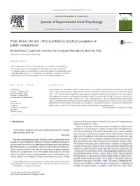 (Over)Confidence Predicts Escalation of Public Commitment