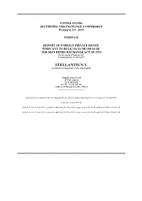 STELLANTIS N.V. (Translation of Registrant’S Name Into English)