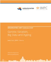 Genetic Variation, Big Data and Ageing