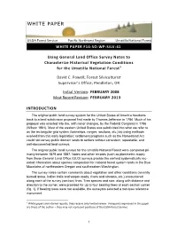 GLO Historical Mapping White Paper