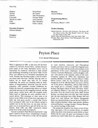 Peyton Place U.S