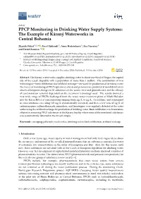 PPCP Monitoring in Drinking Water Supply Systems: the Example of Káraný Waterworks in Central Bohemia