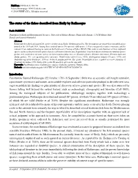 The Status of the Fishes Described from Sicily by Rafinesque
