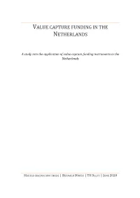 Value Capture Funding in the Netherlands