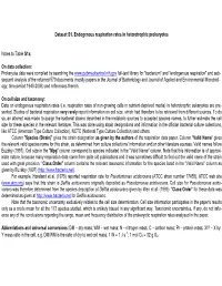 Prokaryote Data We