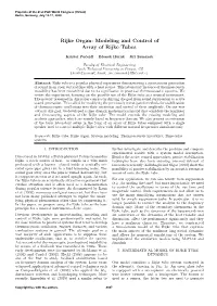 Rijke Organ: Modeling and Control of Array of Rijke Tubes