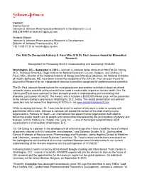For Immediate Release