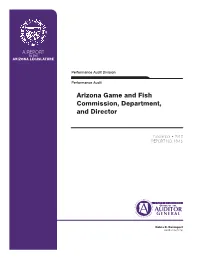 Game and Fish Performance Audit