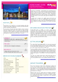 Hong Kong Guide