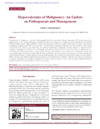 Hypercalcemia of Malignancy: an Update on Pathogenesis and Management