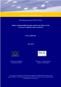 Renewable Energies and Green Policy on Octs(2014)