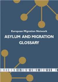 Asylum and Migration Glossary