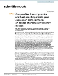 Comparative Transcriptomics and Host-Specific Parasite Gene