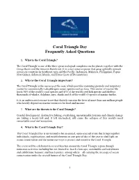 Coral Triangle Day Frequently Asked Questions