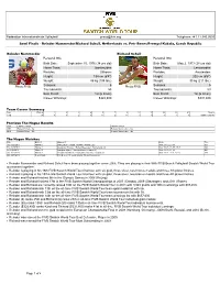 Final Four Notes