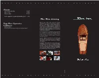 Riva Bar Menu