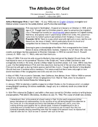 The Attributes of God A.W