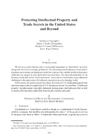 Protecting Intellectual Property and Trade Secrets in the United States and Beyond