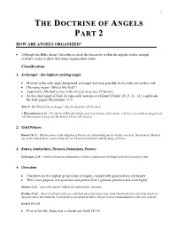 The Doctrine of Angels Part