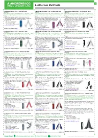 Leatherman Multitools