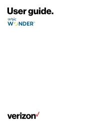 Orbic Wonder User Guide