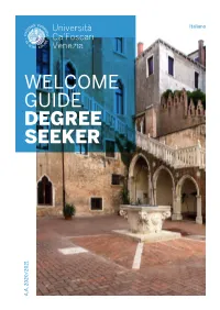 Welcome Guide: Studenti Degree Seeker