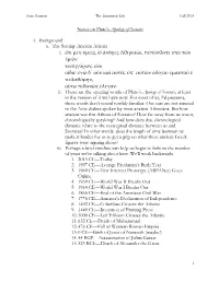 Notes on Plato's Apology of Socrates 1. Background A. the Setting
