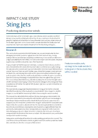 IMPACT CASE STUDY Sting Jets Predicting Destructive Winds