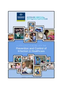 The Australian Guidelines for the Prevention and Control of Infection