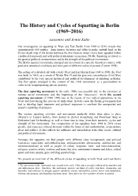 The History and Cycles of Squatting in Berlin (1969–2016)