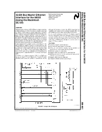 32-Bit Bus Master Ethernet Interface for the 68030