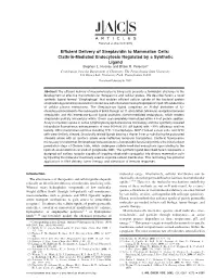 Efficient Delivery of Streptavidin to Mammalian Cells: Clathrin-Mediated Endocytosis Regulated by a Synthetic Ligand Stephen L