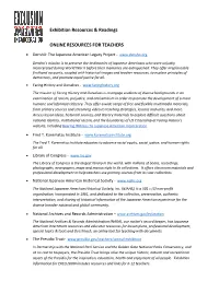 EXCLUSION Readings and Resources