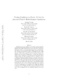 Finding Neighbors in a Forest: a B-Tree for Smoothed Particle Hydrodynamics Simulations