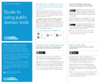 Guide to Using Public Domain Tools