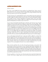 A LITTLE GRATITUDE to CUBA by Peter Lansiquot As I Write, Several