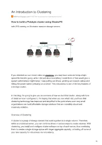 An Introduction to Clustering