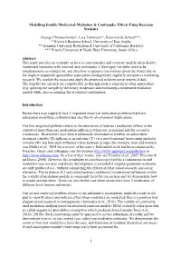 Modelling Double-Moderated-Mediation & Confounder Effects Using Bayesian Statistics