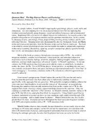 Quantum Mind -- the Edge Between Physics And