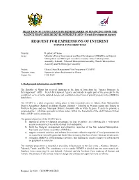 Sample Format for Individual Procurement Notice